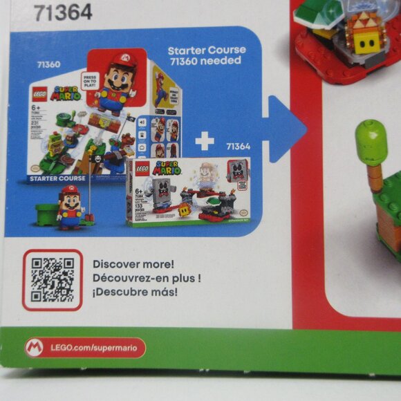 LEGO 71364 Super Mario Whomp’s Lava Trouble Expansion Set Building Toy 133 Pc 6+ - Picture 10 of 15